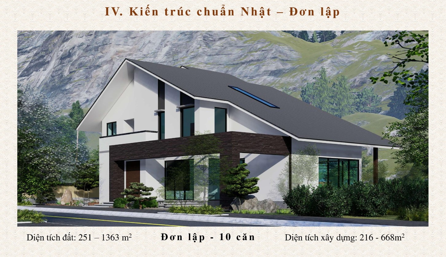 Dự án Sun Villas Onsen Quang Hanh có những loại hình nhà ở nào ?
